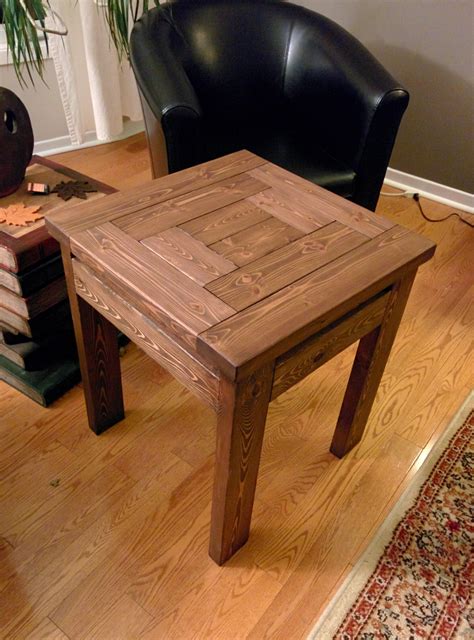 Arbor Exchange Reclaimed Wood Furniture Patchwork End Tables