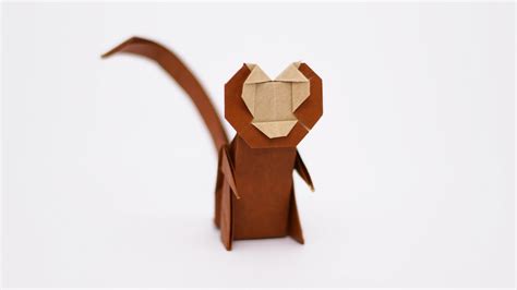 Origami of monkey Origami monkey, Geometric origami, Origami easy