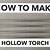 how to make hollow fire eating torches
