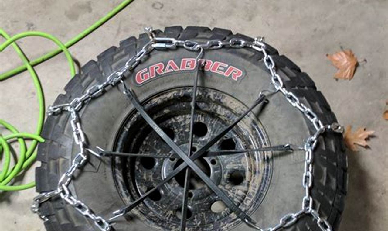 how to make homemade tire chains