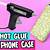 how to make hot glue phone cases