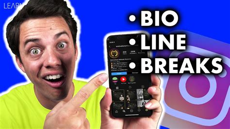 How to Make Instagram Bio Multiple Lines YouTube