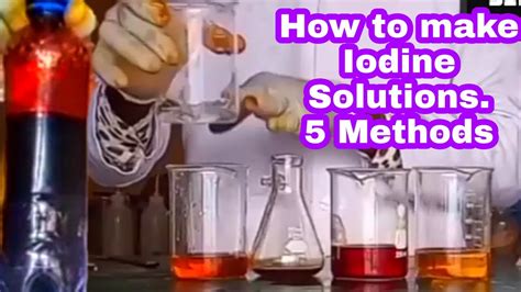 Synthesis of Elemental Iodine from Potassium iodide YouTube