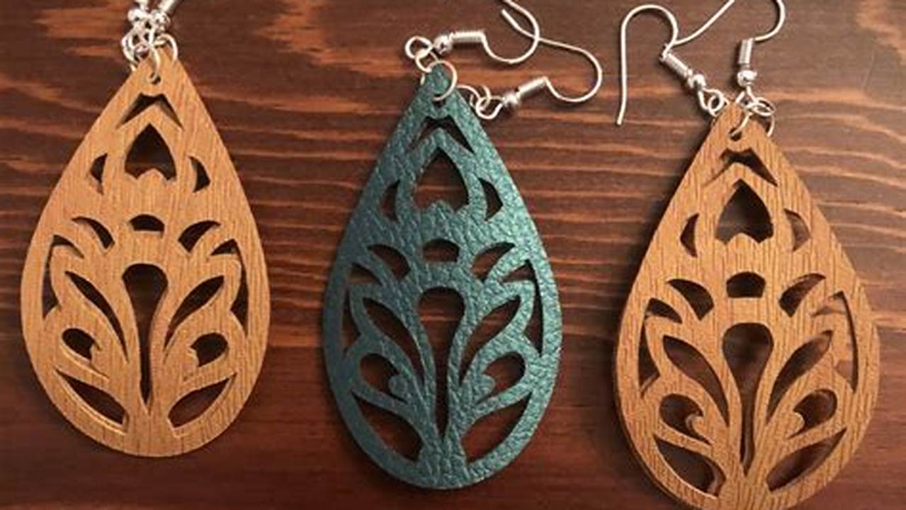 Discover the Secrets of Crafting Captivating Leather Earrings with Your Cricut