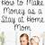 how to make money as a stay at home mom