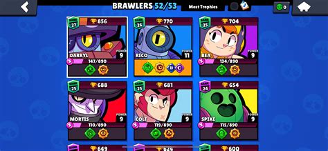 Brawl stars account is 1 years old.37 of 43 brawlers with 1 legy.20k