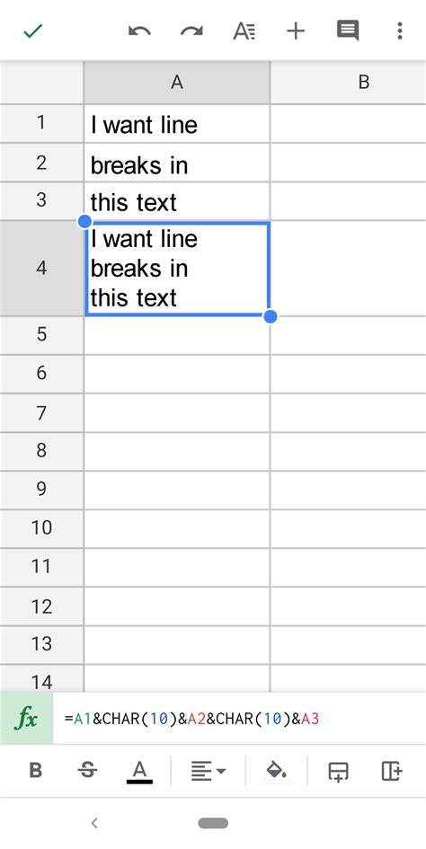 How to Get a New Line in Same Cell in Google Sheets 5 Steps