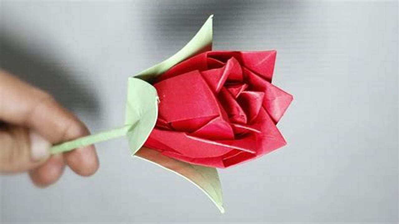 How to Make Origami Flowers with Stems: A Step-by-Step Guide for Beginners