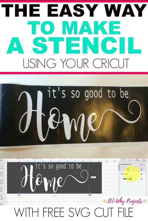 DIY Painted Wood Sign Using a Vinyl Stencil and Your Cricut! YouTube