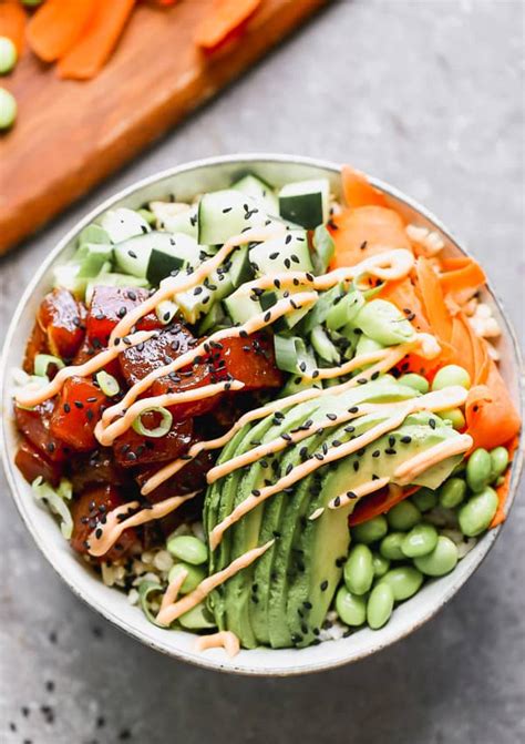 How to Make Poke Bowls at Home in just 15 Minutes! Poke bowl recipe