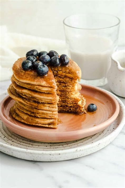 Quick + Easy Protein Pancakes (That You Can Make in the Blender