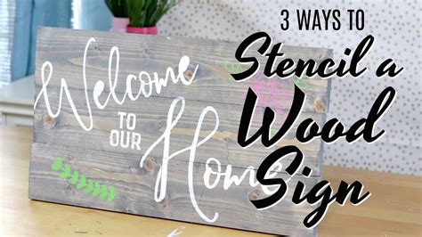 Reusable Stencils for Painting Wood Signs Silhouette Freezer Paper