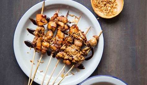 Sate Ayam from indonesia Indonesian Cuisine, Indonesian Recipes, Sate