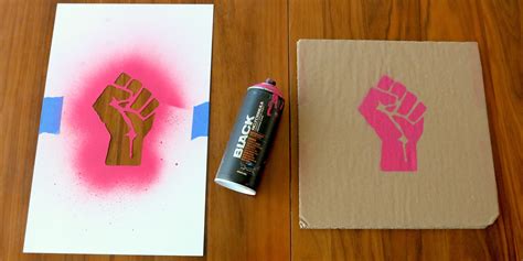 DIY Stencil Make a Stencil, then arm teens with Spray Paint How to