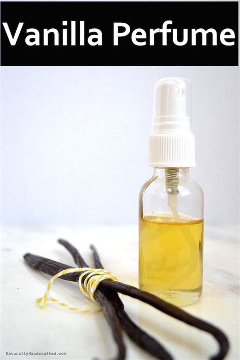 natural vanilla perfume Homemade perfume, Vanilla perfume, How to