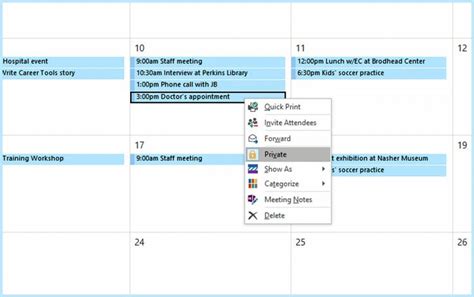 How To Make Your Calendar Private In Outlook