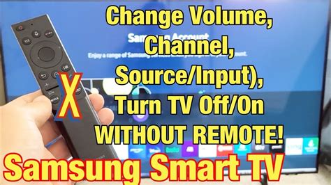 How to manually adjust volume on samsung tv