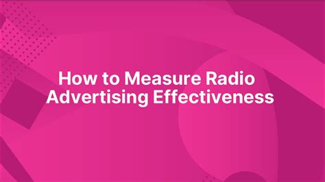 PPT The global standard for measuring radio advertising effectiveness
