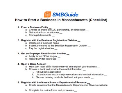 How To Open A Business In Massachusetts In 2023