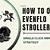 how to open an evenflo stroller