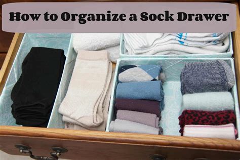 Lovely On a Budget ORGANIZING SOCK DRAWER