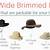how to pack a wide brim hat