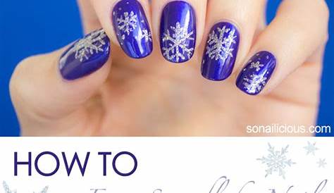 How To Paint Snowflakes On Nails 14 Sensational Snowflake Nail Designs Try