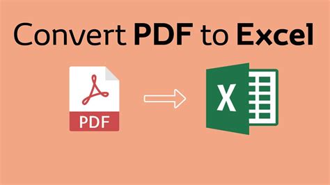 Easy Way To Convert PDF File Into Excel File Format YouTube