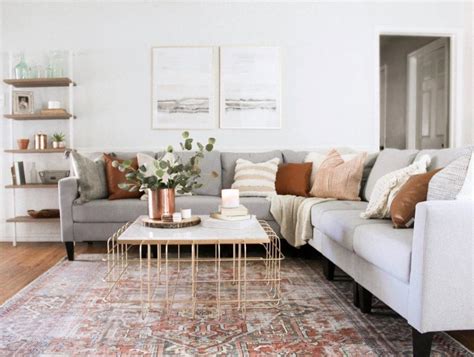 Incredible How To Place Area Rug Under Sectional Sofa For Small Space
