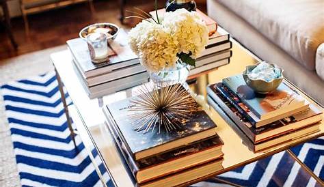 How To Place Books On A Coffee Table