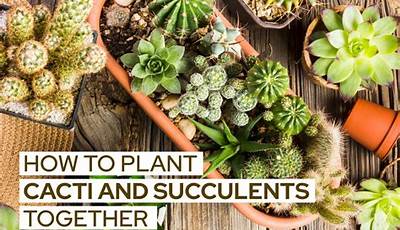How To Plant Cactus And Succulents Together