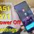 how to power off galaxy a51 phone