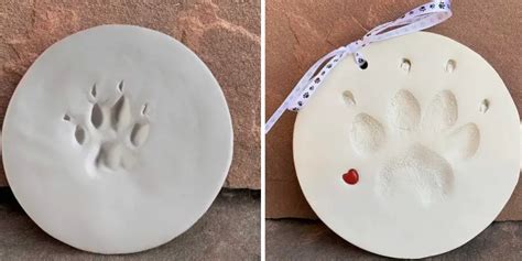 how to preserve clay paw print