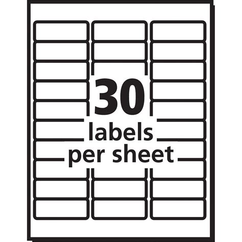 how to print avery 8160 labels in word