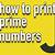 how to print prime numbers in javascript