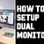 how to print screen one monitor when you have two