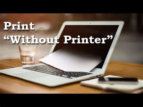 how to print something without a printer