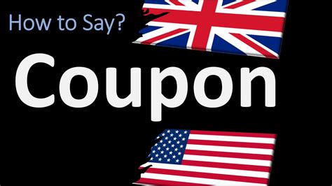 How To Pronounce Coupon In Relaxed English Language