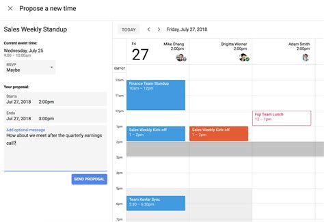 Google Calendar adds 'Propose a new time' option to meetings