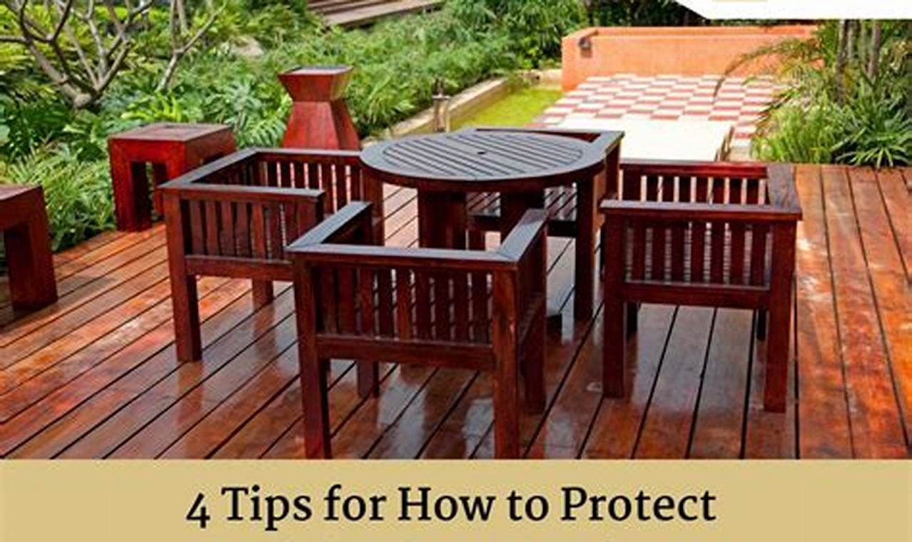 how to protect teak wood