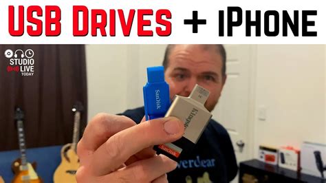 How to transfer photos from an iPhone to a Flash Drive. YouTube