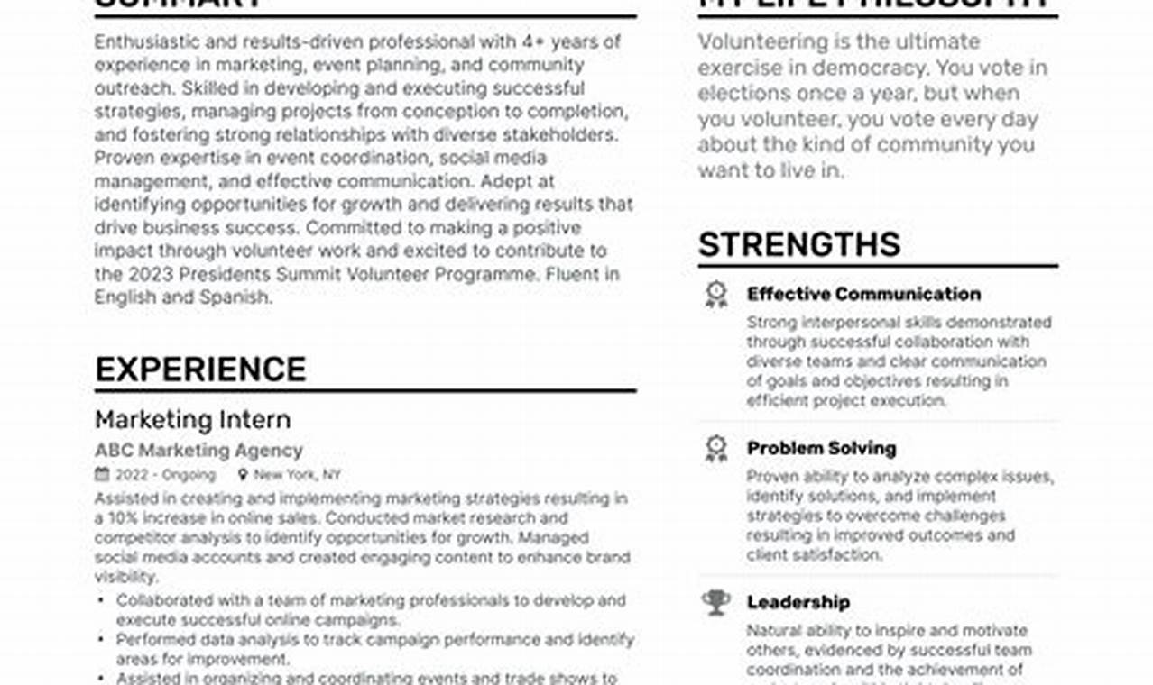 How to Put Volunteering on a Resume