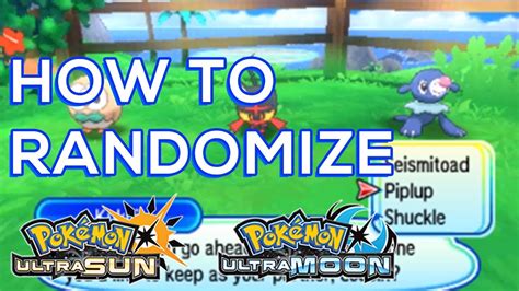 How To Randomize Pokemon Ultra Sun and Ultra Moon YouTube