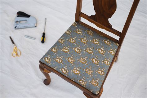 How to Recover a Chair Seat Cushion Emma Marie Designs