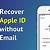 how to recover my apple account