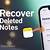 how to recover permanently deleted notes on iphone icloud