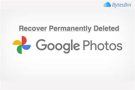 How to Recover Permanently Deleted Photos from Google Photos