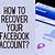 how to recover your account
