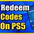 how to redeem a playstation plus code on ps5