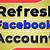 how to refresh facebook